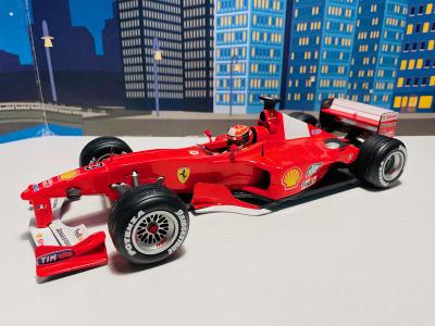 Model Formule F1 Ferrari F2000 Schumacher Hot Wheels 1:18 (Minichamps)