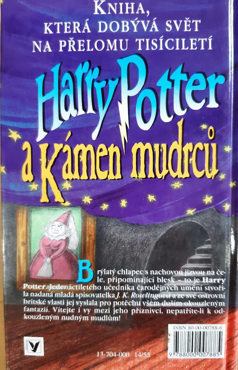 Harry Potter a kámen mudrců - 1. vydání - Knižní sci-fi / fantasy