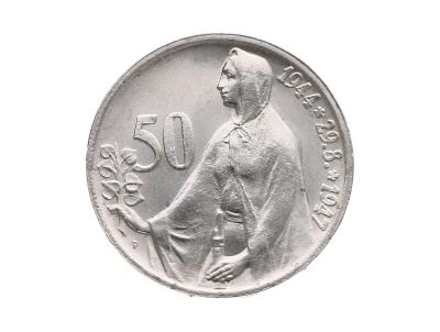 50 Kčs 1947 - 3. výročí SNP