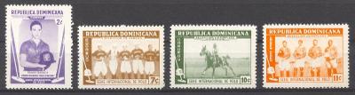 Dominikánska republika 1959 ** šport pólo komplet mi. 688-691