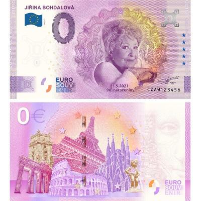 Eurobankovka Jiřina Bohdalová č.2233