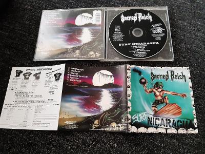 CD SACRED REICH - SURF NICARAGUA 1988 TRASH METAL USA cover B.SABBATH