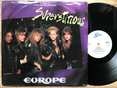 EUROPE Superstitions UK EX MAXI 1988 EPIC