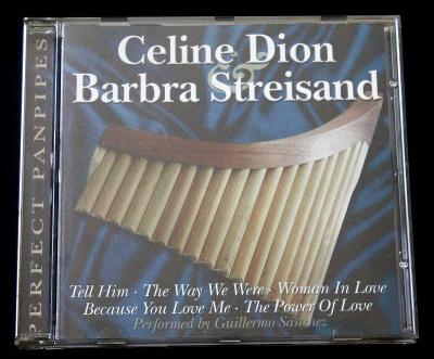 CD - Celine Dion - Barbra Streisand - Perfect Panpipes  (k8)