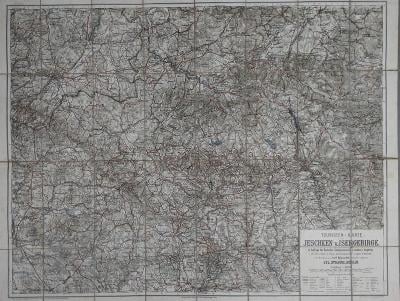 1907*Matouschek*Turistická mapa Ještědských a Jizerských hor*
