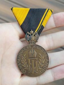 MONETA NOVA -RU - OCTO LUSTRA Medaile domobranecke sbory 1908, 40 r. !