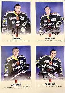 Autogramy bývalých hokejistů Sparty