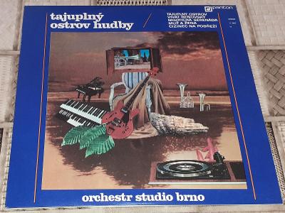 LP - Orchestr Studio Brno - Tajuplný ostrov hudby (1977) Luxusní stav!