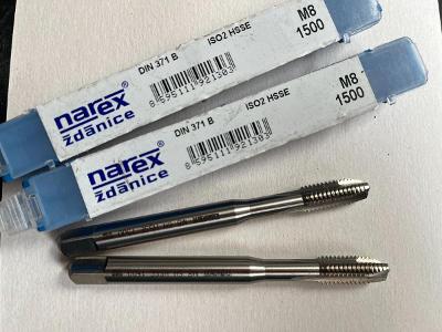 2 x závitník M8 Narex