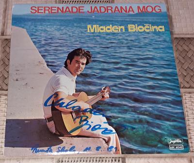 LP - Mladen Biočina - Serenade Jadrana Mog (1977) (Autogram!)