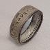 Prsten ze stříbrné mince 1 Korona 1893 J. Ferencz velikost č.55-56(02) - Starožitnosti