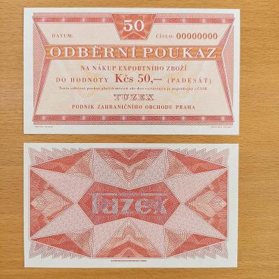 50 korun "Tuzex" bony, rok vydání 2022, varianta 1 ANULÁT - Budweiser