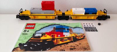 LEGO 10170 TTX INTERMODAL DOUBLE-STACK CAR JAKO NOVÉ - LEGO VLAK TRAIN