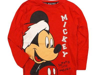 JAKO NOVÉ! DISNEY vánoční tričínko s Mickey Mousem, vel.98