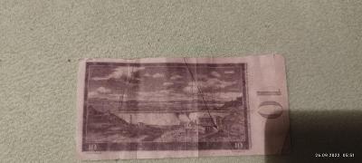 10 korun československých, bankovka rok 1960, S28