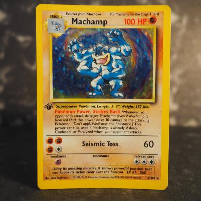 Pokémon TCG - Machamp 1st edition 8/102 (Base set 1999)