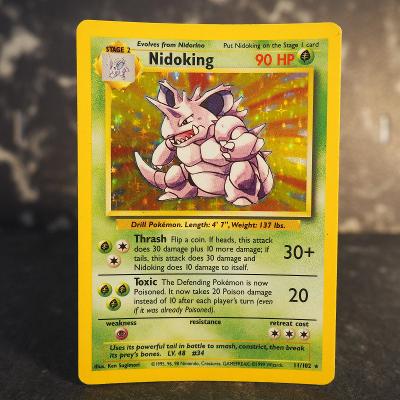 Pokémon TCG - Nidoking 11/102 (Base set 1999)