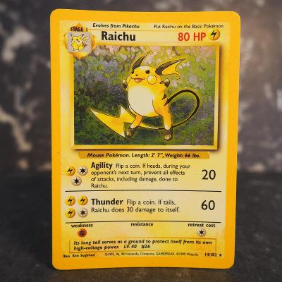 Pokémon TCG - Raichu 14/102 (Base set 1999)