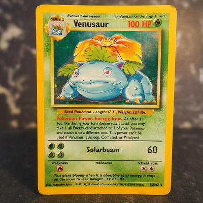 Pokémon TCG - Venusaur 15/102 (Base set 1999)