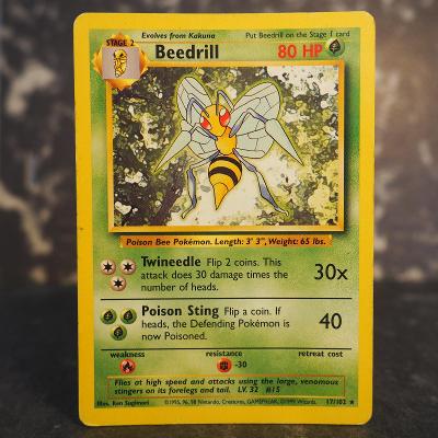 Pokémon TCG - Beedrill 17/102 (Base set 1999)