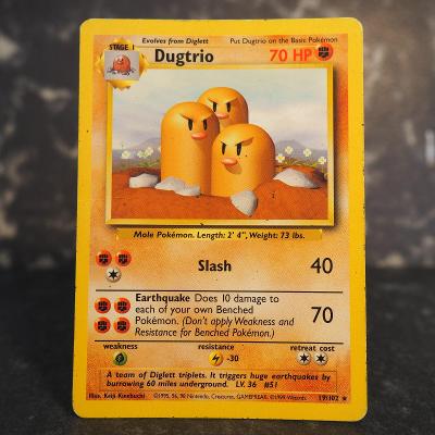 Pokémon TCG - Dugtrio 19/102 (Base set 1999)