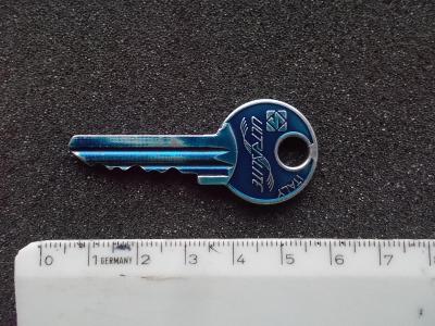 Klíč Aluminium hliník modrý Itálie
