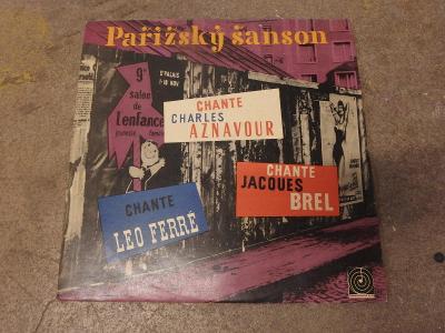 Pěkná stará LP deska - PAŘÍŽSKÝ ŠANSON 