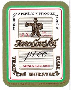 Česká pivní etiketa - Jarošov