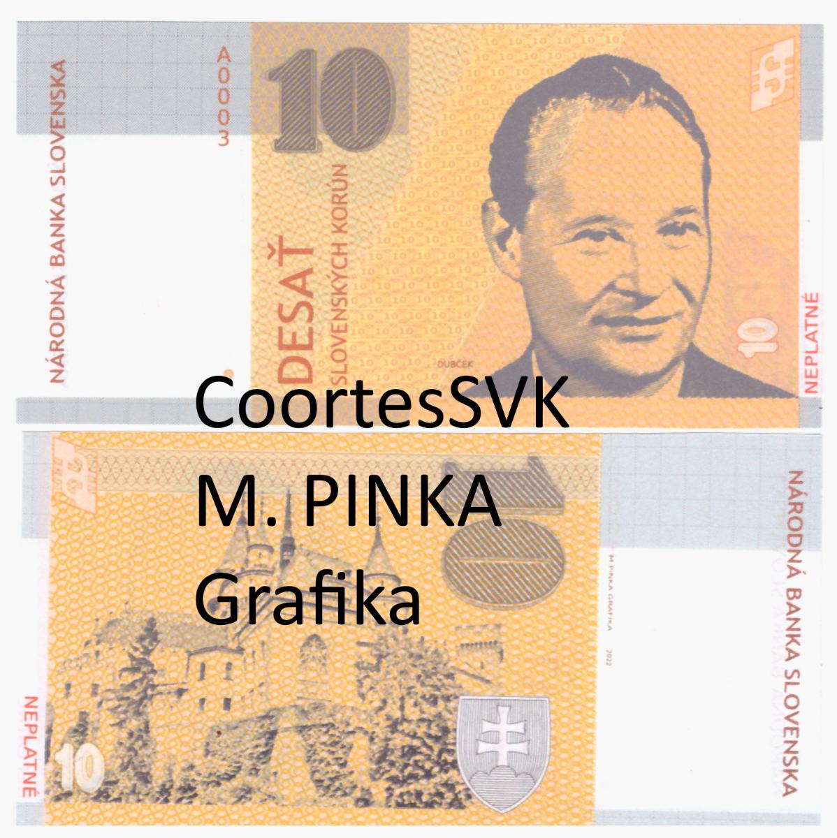 Slovensko 10 korun 2022 (súkromné vydanie)  - Sběratelství