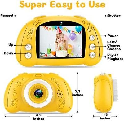 Digitální fotoaparát WOWGO pro děti, 1080p dobíjecí