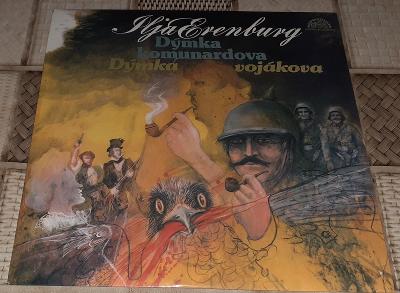 LP-Ilja Erenburg - Dýmka komunardova,dýmka vojákova (1987) Luxus.stav!