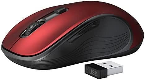 Bezdrátová počítačová myš Deeliva, 2,4G USB bezdrátová myš s 3 DPI