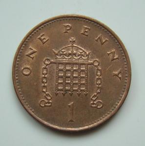 Anglie, 1 Penny 1996