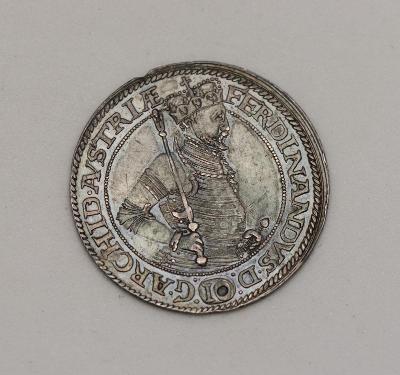 Stříbrný 10 Krejcar 1567 - Arc. Ferdinand - Super Stav a Vzácný!