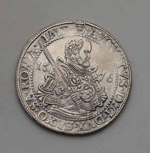 Stříbrný Tolar 1576 HB - August - Sasko!