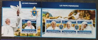 Guinea 2013 34€ Papež František a jeho pontifikát