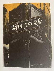 ŠIFRA PRO ŠÉFA - filmový plakát A3 (Grygar, 1979)