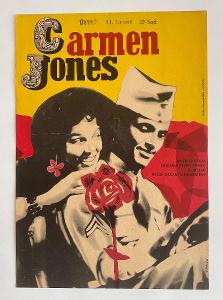 CARMEN JONES - filmový plakát A3 (Duchoň, 1965)