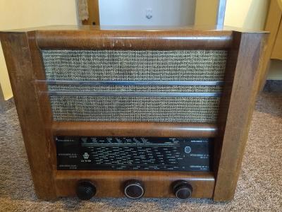 starožitné radio De Te We 865 w