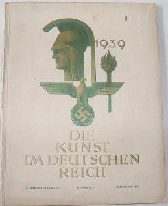 Die Kunst im Deustchen Reich September/1939  Hitler Reichskanzlei Heft
