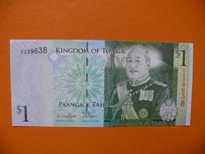 Bankovka Tonga 1 paanga 2014 série C UNC