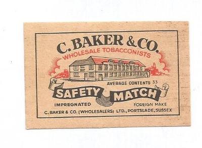 K.č. 5-K-1360 C. Baker & Co... - krabičková, dříve k.č. 1795