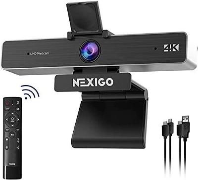 NexiGo N950P 4K webová kamera s dálkovým ovládáním zoomu