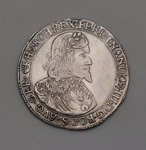 Stříbrný Tolar 1641 KB - Ferdinand III. - Krásný!