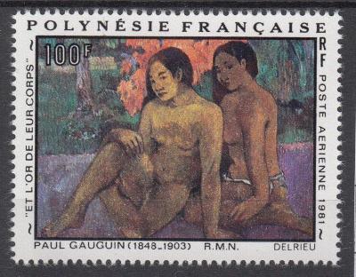 Francouzská Polynésie ** Mi.325 Obrazy, P.Gauguin