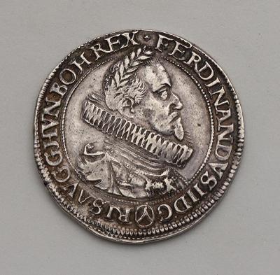 Stříbrný Tolar 1621 - Ferdinand II. - Vídeň - Nádherný!