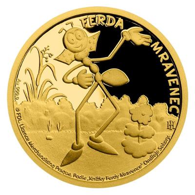 Ferda mravenec - Sběratelská série zlatých mincí