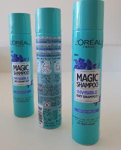 3x L´Oréal Paris Suchý šampon pro objem vlasů Magic Shampoo.