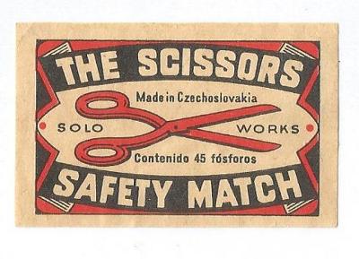 K.č. 5-K- 855 The Scissors... - krabičková, dříve k.č. 836.