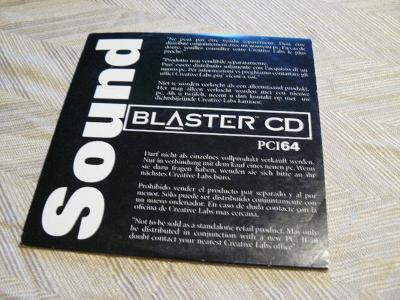 Sound Blaster - Audio PCI 64 - CD driver - ovladače, perfektní stav